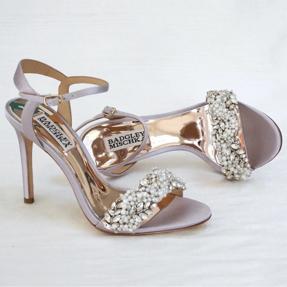 Badgley Mischka Katy Springtime Stiletto Lavende - Picture 4 of 9